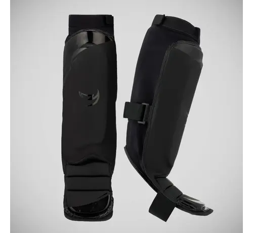 Fumetsu Zwart/Zwart Fumetsu Ghost S3 MMA-scheenbeschermers