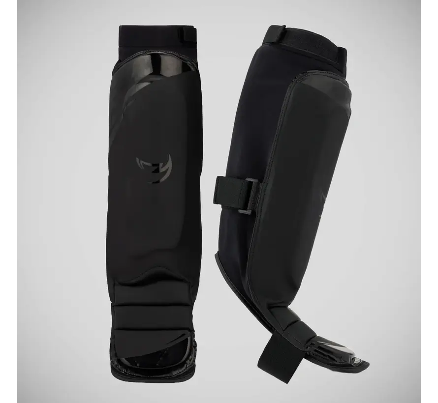 Zwart/Zwart Fumetsu Ghost S3 MMA-scheenbeschermers