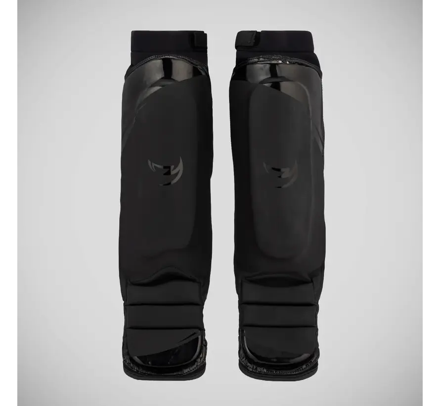 Zwart/Zwart Fumetsu Ghost S3 MMA-scheenbeschermers