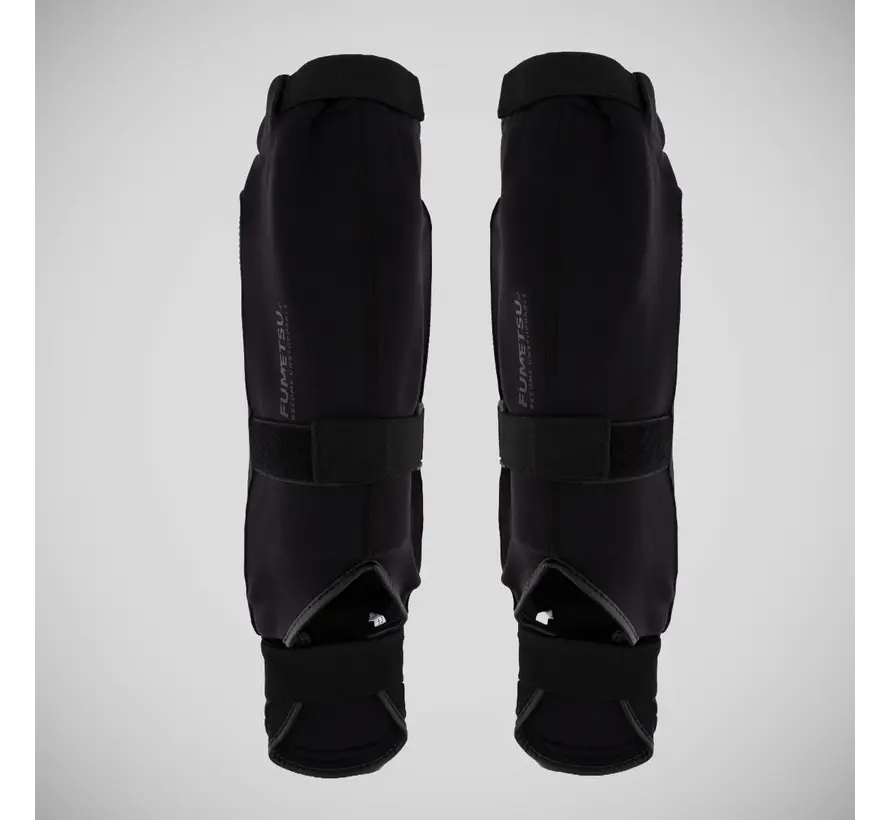 Zwart/Zwart Fumetsu Ghost S3 MMA-scheenbeschermers