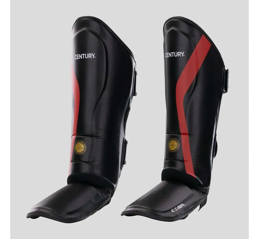 Century C-Gear Determination Shin Instep Guards Black/Red
