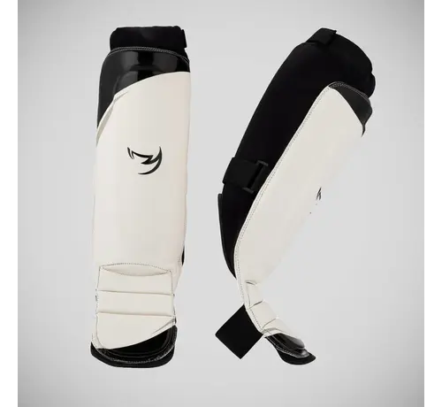 Fumetsu Wit/Zwart/Grijs Fumetsu Ghost S3 MMA-scheenbeschermers
