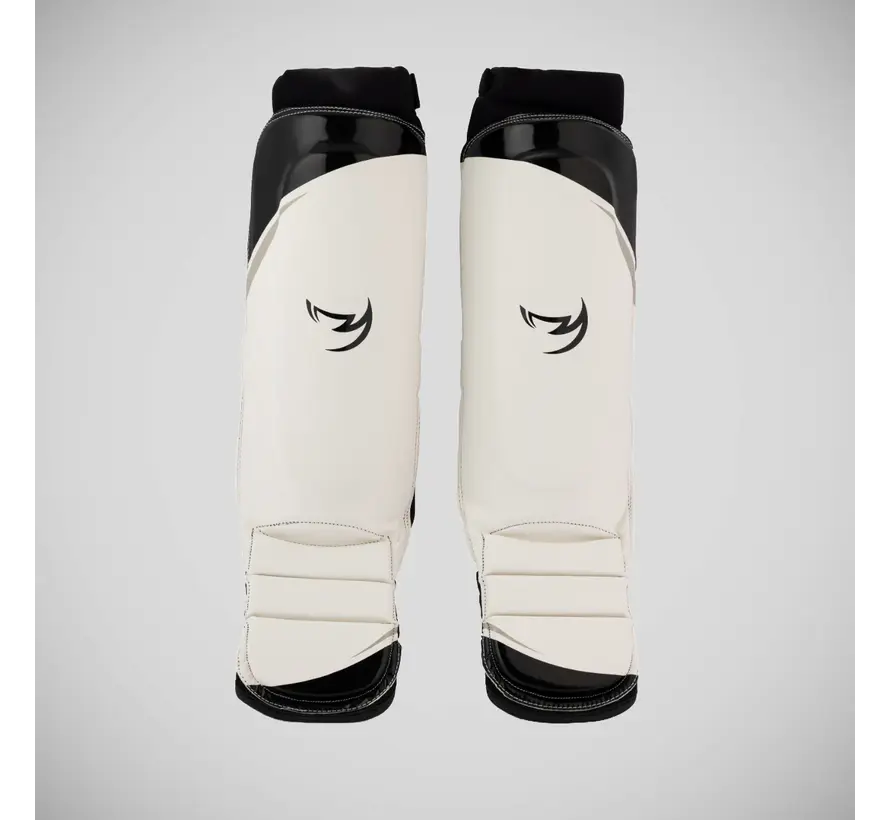 Wit/Zwart/Grijs Fumetsu Ghost S3 MMA-scheenbeschermers