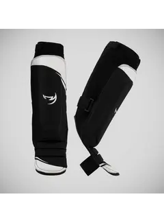 Fumetsu Zwart/witte Fumetsu Ghost S3 MMA-scheenbeschermers