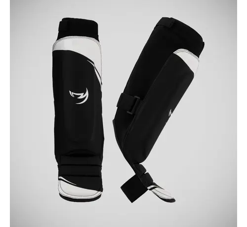 Fumetsu Zwart/witte Fumetsu Ghost S3 MMA-scheenbeschermers