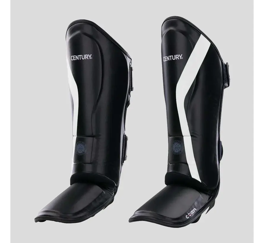 Century C-Gear Determination scheen- en wreefbeschermers zwart/wit