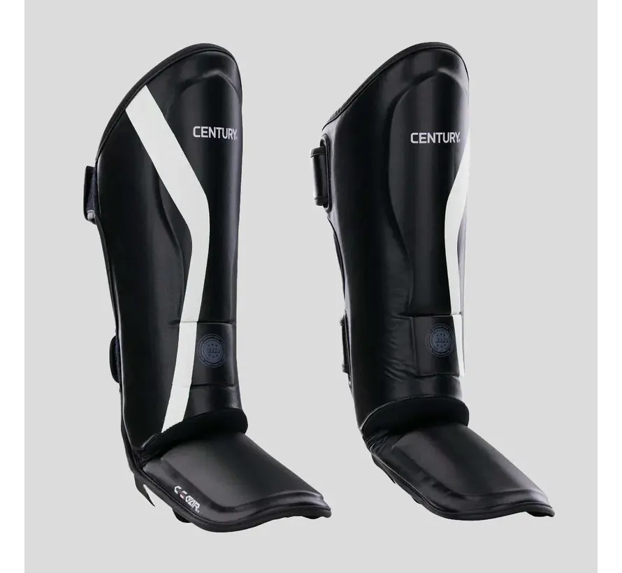 Century C-Gear Determination scheen- en wreefbeschermers zwart/wit
