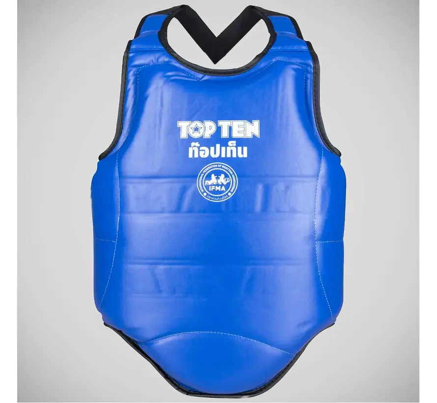 Blue Top Ten Jot Muay IFMA borstbeschermer