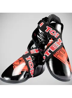 Top Ten Top 10 superlichte glanzende sneakers zwart/rood