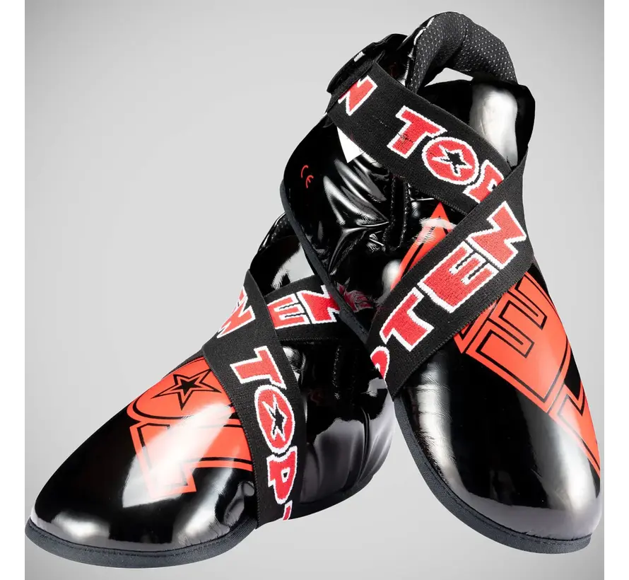 Top 10 superlichte glanzende sneakers zwart/rood