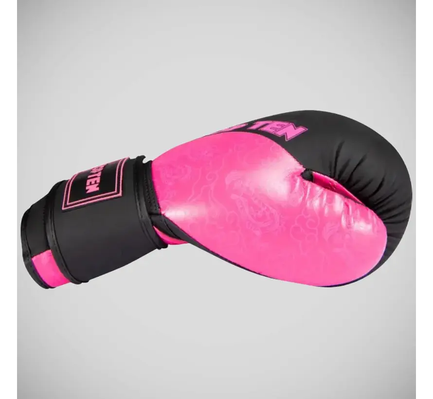 Top Ten Dragon bokshandschoenen zwart/roze