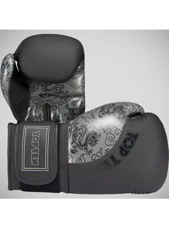 Top Ten Top Ten Dragon bokshandschoenen zwart/grijs