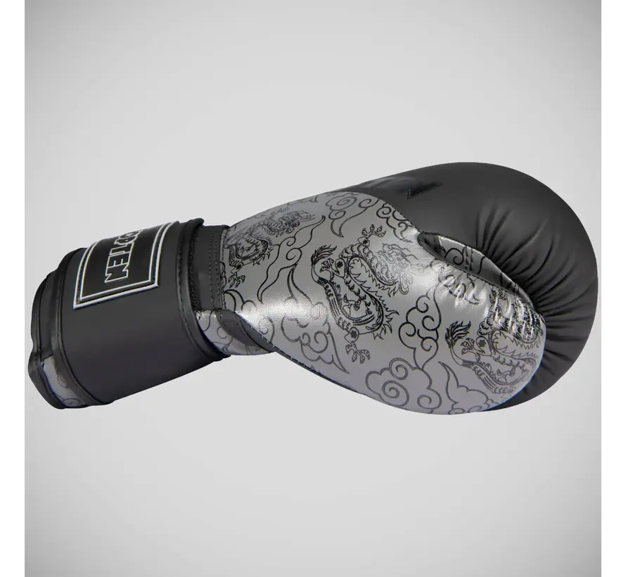 Top Ten Dragon bokshandschoenen zwart/grijs