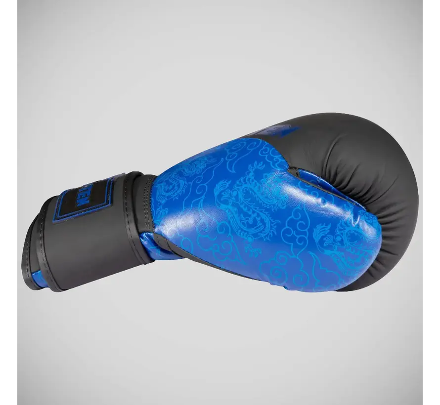 Top Ten Dragon bokshandschoenen zwart/blauw