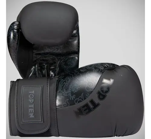 Top Ten Top Ten Dragon bokshandschoenen Zwart/Zwart
