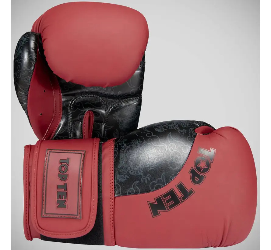 Top Ten Dragon Boxing Gloves Red/Black