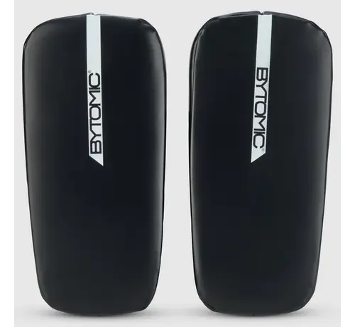 Bytomic Zwart/witte platte Thaise armpads (per paar)