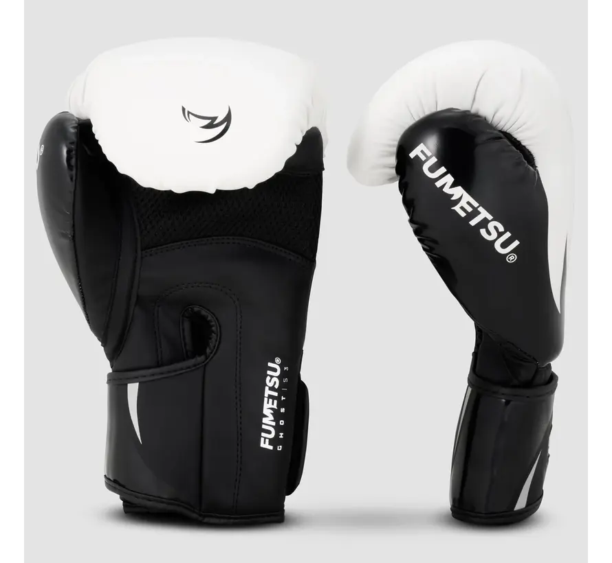 Wit/Zwart/Grijs Fumetsu Ghost S3 bokshandschoenen