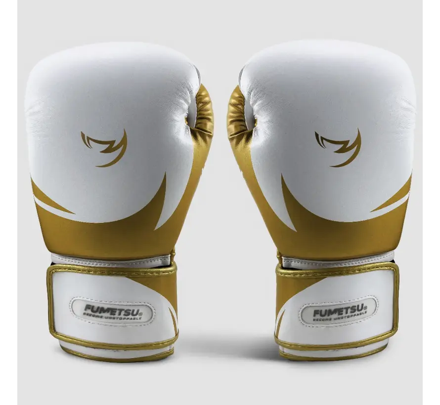 Fumetsu Ghost S3 bokshandschoenen wit/goud