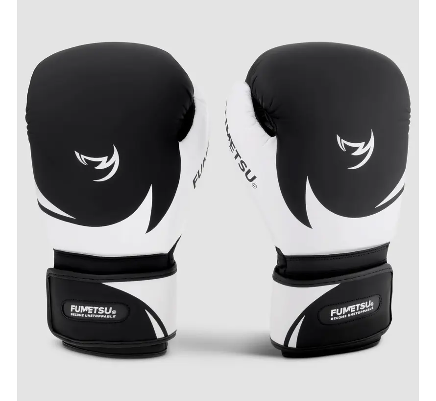 Zwart/witte Fumetsu Ghost S3-bokshandschoenen