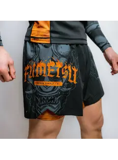 Fumetsu Fumetsu Oni dubbellaagse short zwart/grijs/brons