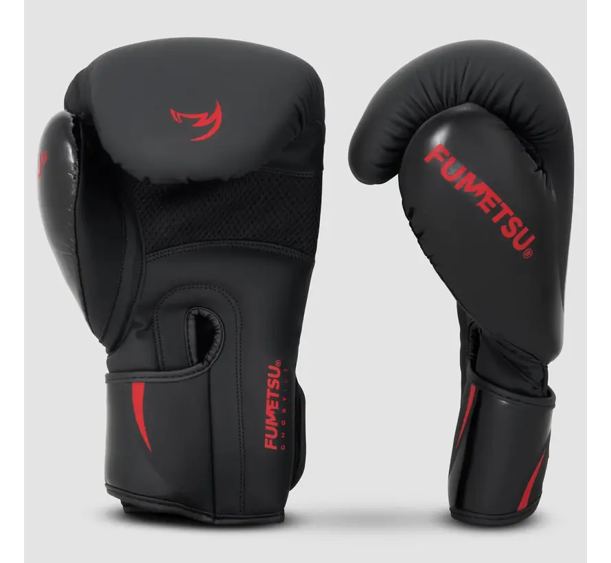 Zwart/rode Fumetsu Ghost S3 bokshandschoenen