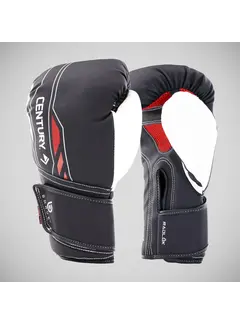 Zwart/wit/rode Century Brave IV-bokshandschoenen