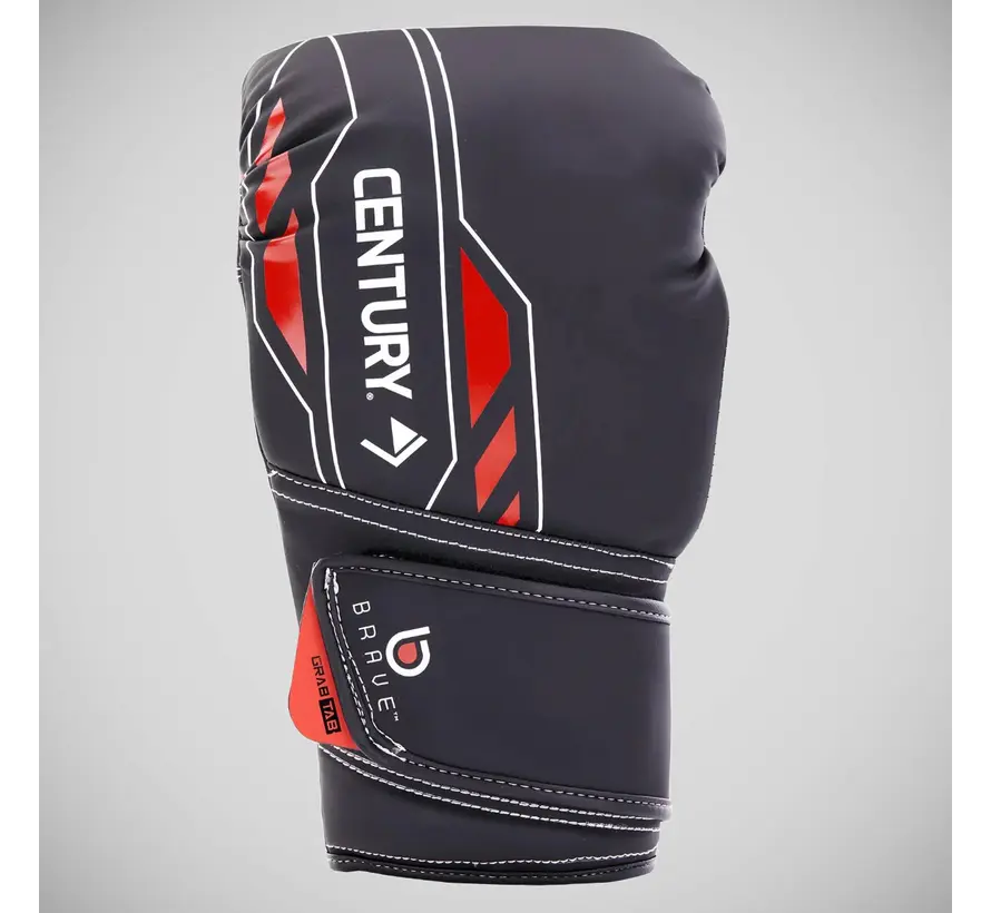 Zwart/wit/rode Century Brave IV-bokshandschoenen