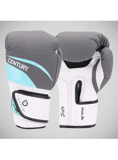 Witte/blauwgroene Century Brave bokshandschoenen voor dames