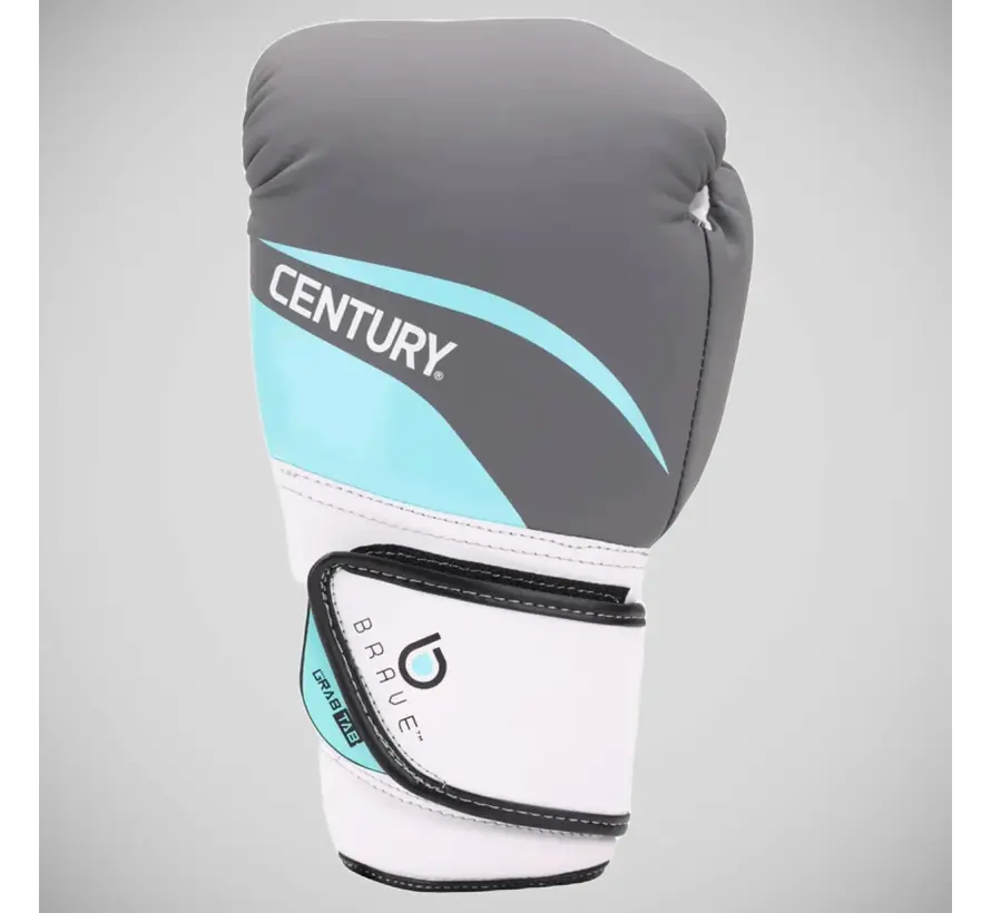 Witte/blauwgroene Century Brave bokshandschoenen voor dames