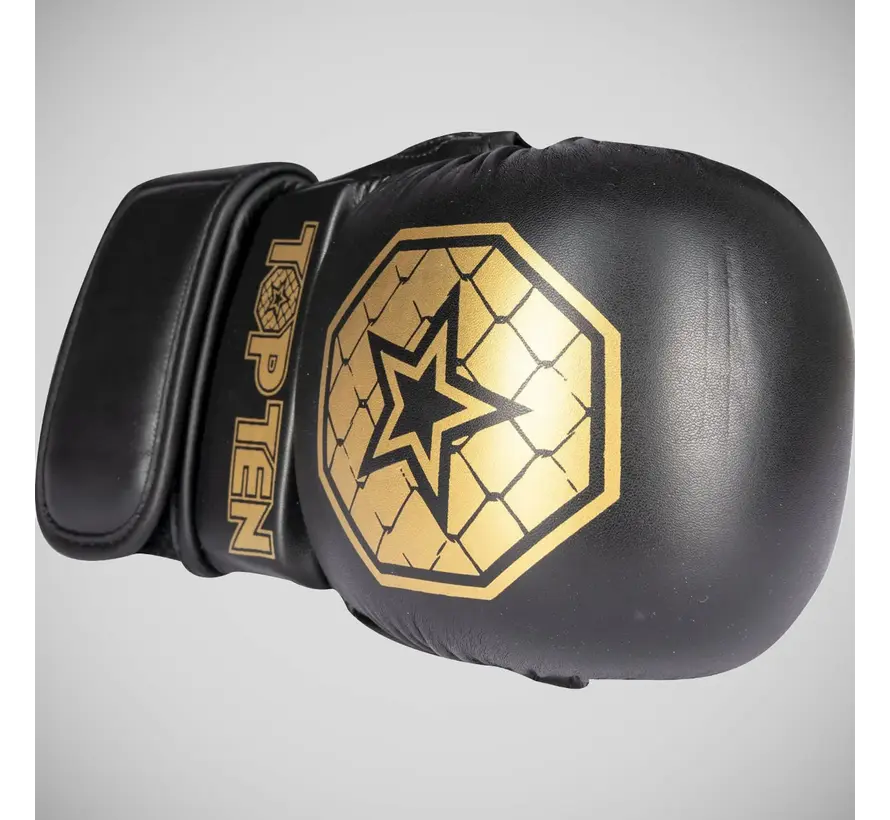 Top Ten Contender MMA-sparringhandschoenen zwart/goud
