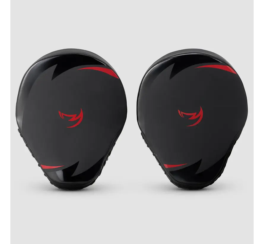 Zwart/rode Fumetsu Ghost S3 coaching mitts