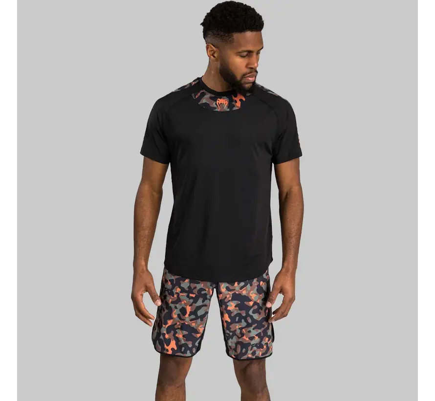 Venum Jungle Ops Dry Tech T-shirt Zwart/Kaki camouflage