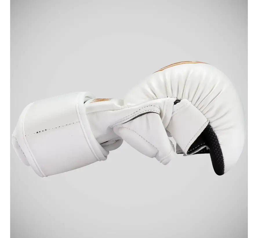 Top Ten Contender MMA-sparringhandschoenen wit/goud