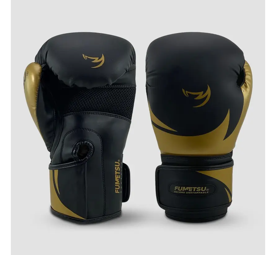 Fumetsu Ghost S3 bokshandschoenen zwart/goud