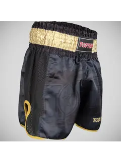 Top Ten Top Ten Power Ink kickbokshort zwart/goud