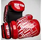 Rood/witte Top Ten Superlight Prism glanzende Pointfighter-handschoenen