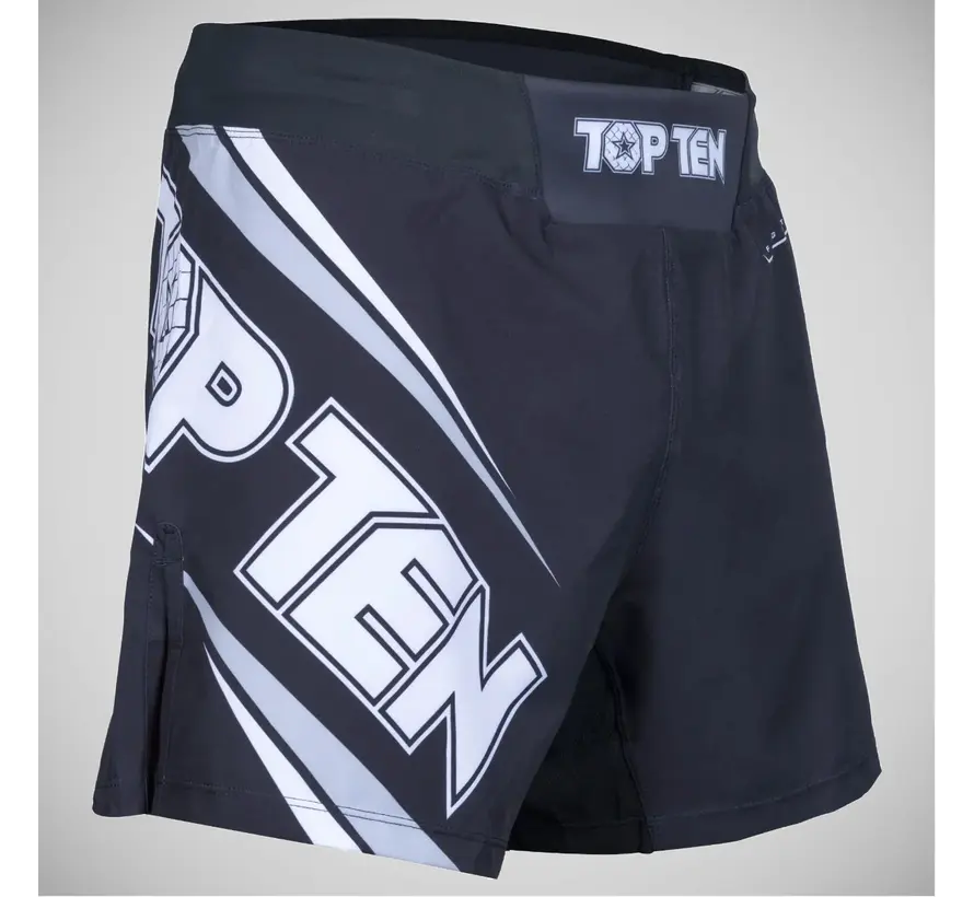 Zwarte MMA-short van Top Ten Fight Team