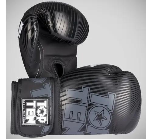 Top Ten Top Ten Vectory bokshandschoenen, zwart