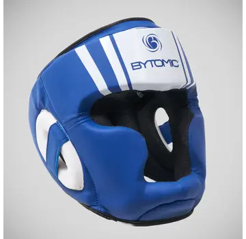 Bytomic Blauw/witte Bytomic Axis V2-hoofdbeschermer