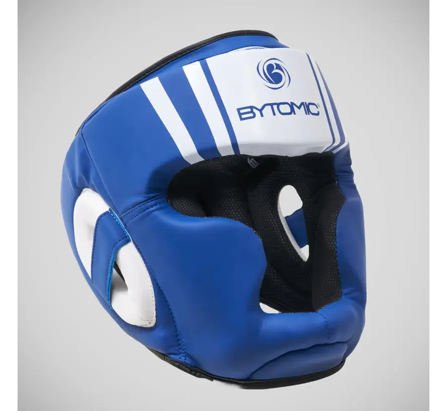 Blauw/witte Bytomic Axis V2-hoofdbeschermer