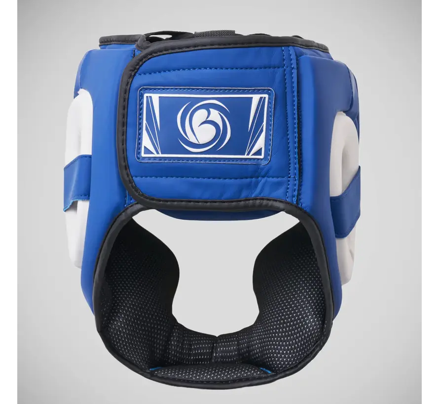 Blauw/witte Bytomic Axis V2-hoofdbeschermer