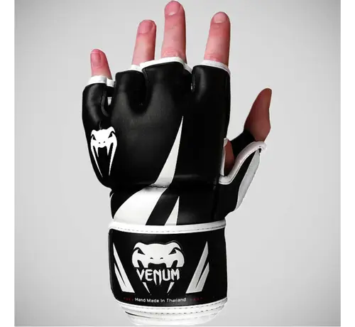 Venum Zwart/witte Venum Challenger MMA-vechthandschoenen