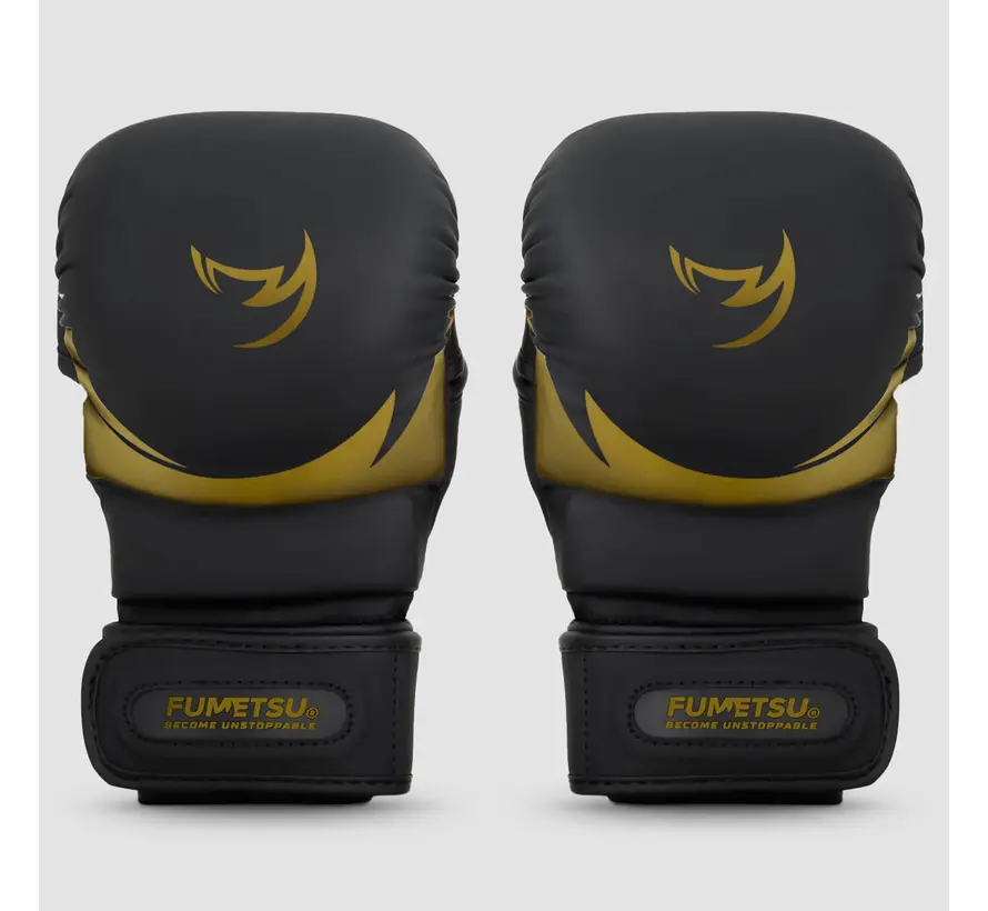 Fumetsu Ghost S3 MMA-sparringshandschoenen Zwart/Goud