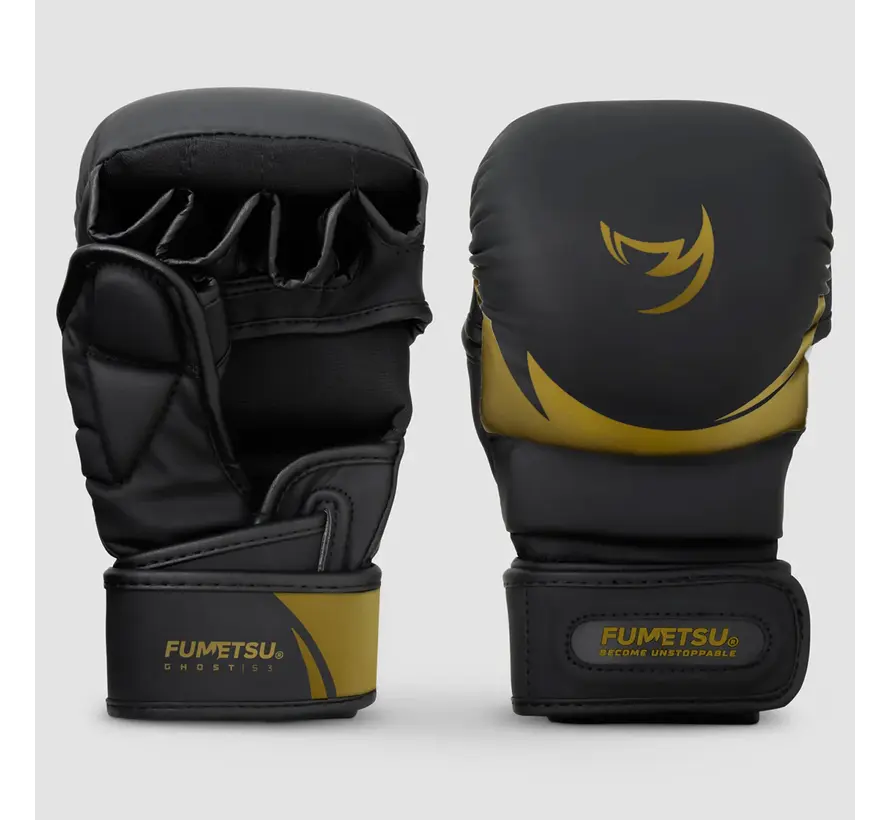 Fumetsu Ghost S3 MMA-sparringshandschoenen Zwart/Goud