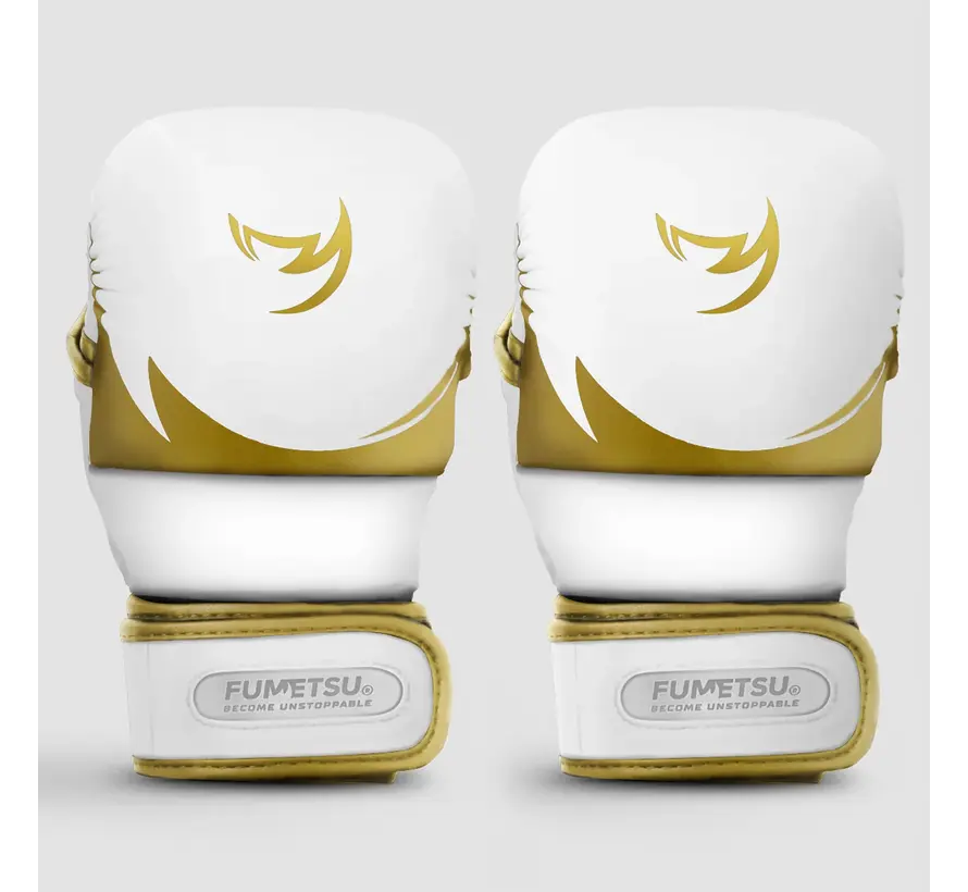 Fumetsu Ghost S3 MMA-sparringhandschoenen Wit/Goud