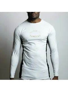 Fumetsu Fumetsu Dragon Slayer Rashguard met lange mouwen Wit/Zwart/Goud