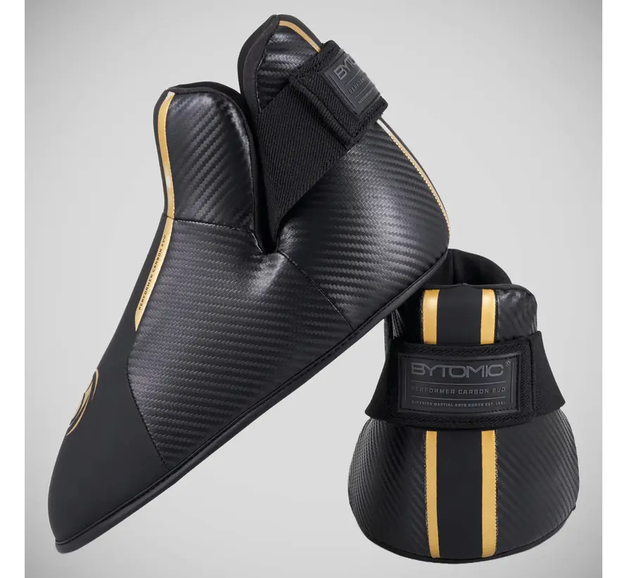 Zwart/gouden Bytomic Performer Carbon Evo Pointfighter-schoenen