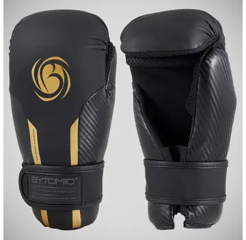 Bytomic Zwart/gouden Bytomic Performer Carbon Evo Pointfighter-handschoenen