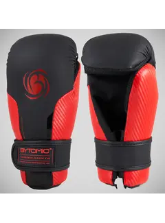 Bytomic Rood/zwarte Bytomic Performer Carbon Evo Pointfighter-handschoenen